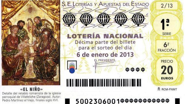 Premio en la Loteria del Niño